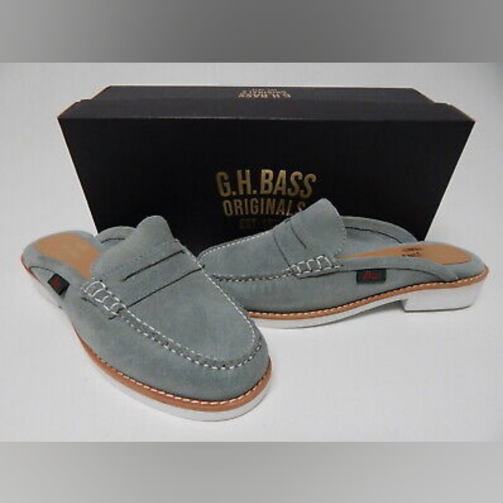 NIB G.H. Bass Originals Wynn Suede slip ons